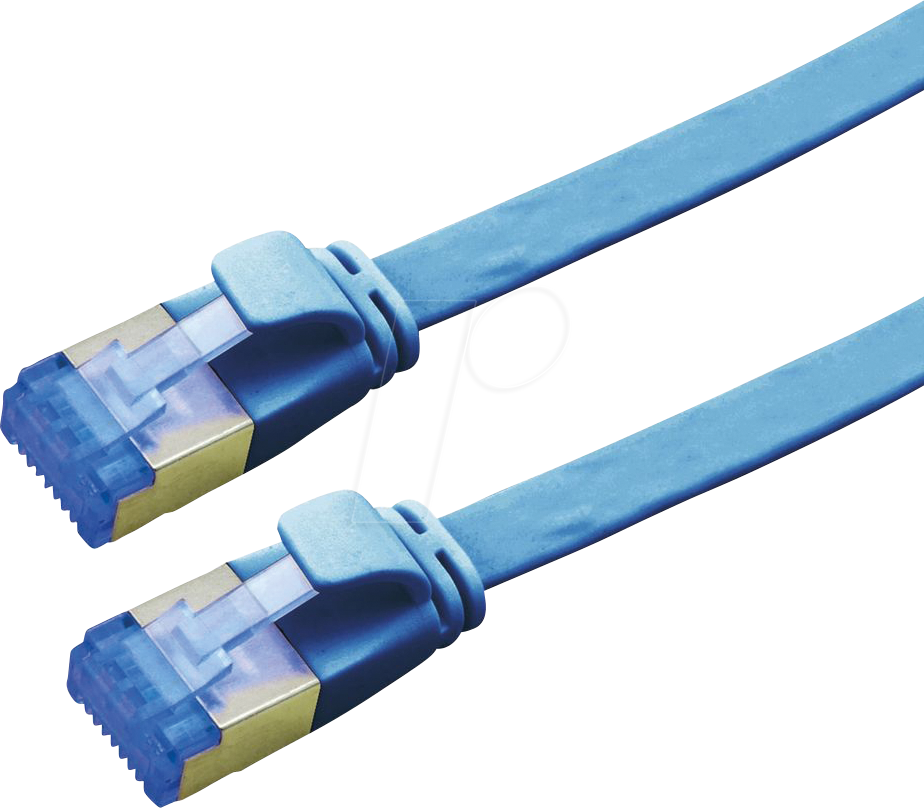 Bild von VALUE Patchkabel Kat.6A (Class EA) FTP LAN-Kabel, RJ-45 Männlich (Stecker), RJ-45 Männlich (Stecker) (300.0 cm), extra-flach