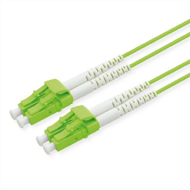 Bild von ROLINE LWL-Kabel DX 50/125µm LC/LC OM5 Low-Loss-Stecker 2m - Kabel - 2 m - low-smoke - zero-halogen - Glasfaser (LWL) (21.15.9282)