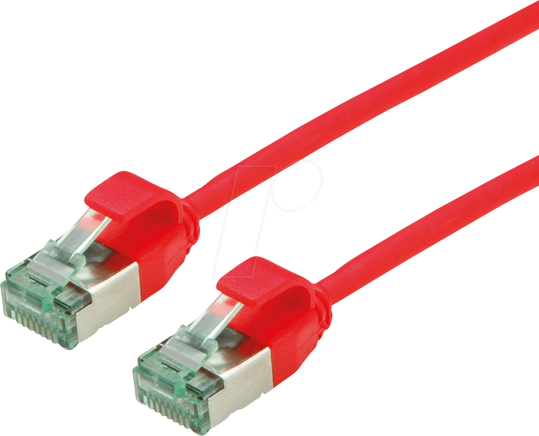 Bild von ROLINE RECYCLED MATERIAL U/FTP DataCenter Patchkabel Kat.6A (Class EA) LAN-Kabel, RJ-45 Männlich (Stecker), RJ-45 Männlich (Stecker) (300.0 cm), slim
