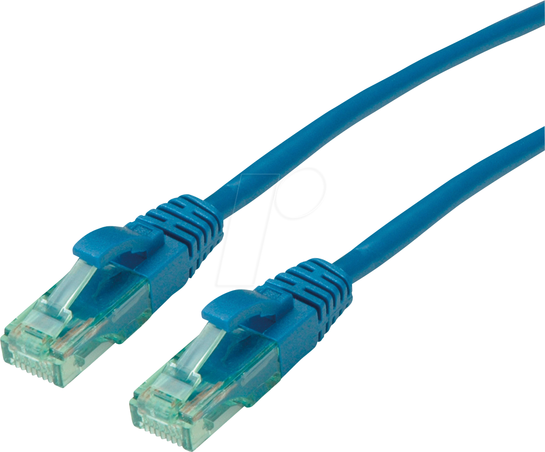 Bild von ROLINE RECYCLED MATERIAL Patchkabel Kat.6A UTP LAN-Kabel, RJ-45 Männlich (Stecker), RJ-45 Männlich (Stecker) (1000.0 cm)