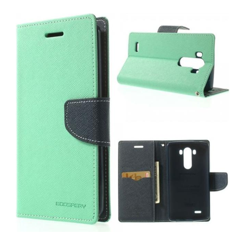 Bild von Goospery Fancy Diary Series für LG G3 – Smartphone Hülle in Blau und Grün