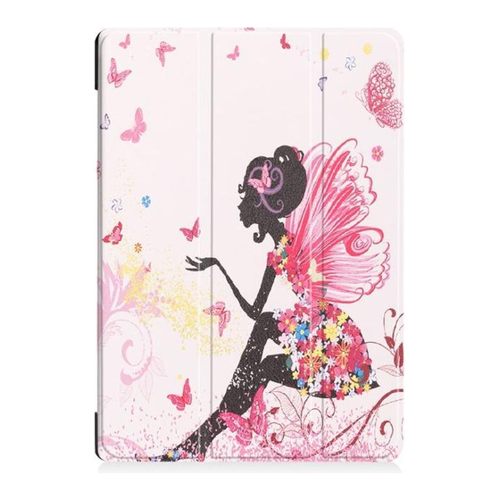 Bild von MU Style Dreifach faltbare Hülle mit Muster (Tab E10) - Vielseitige Tablet-Hülle für Designliebhaber