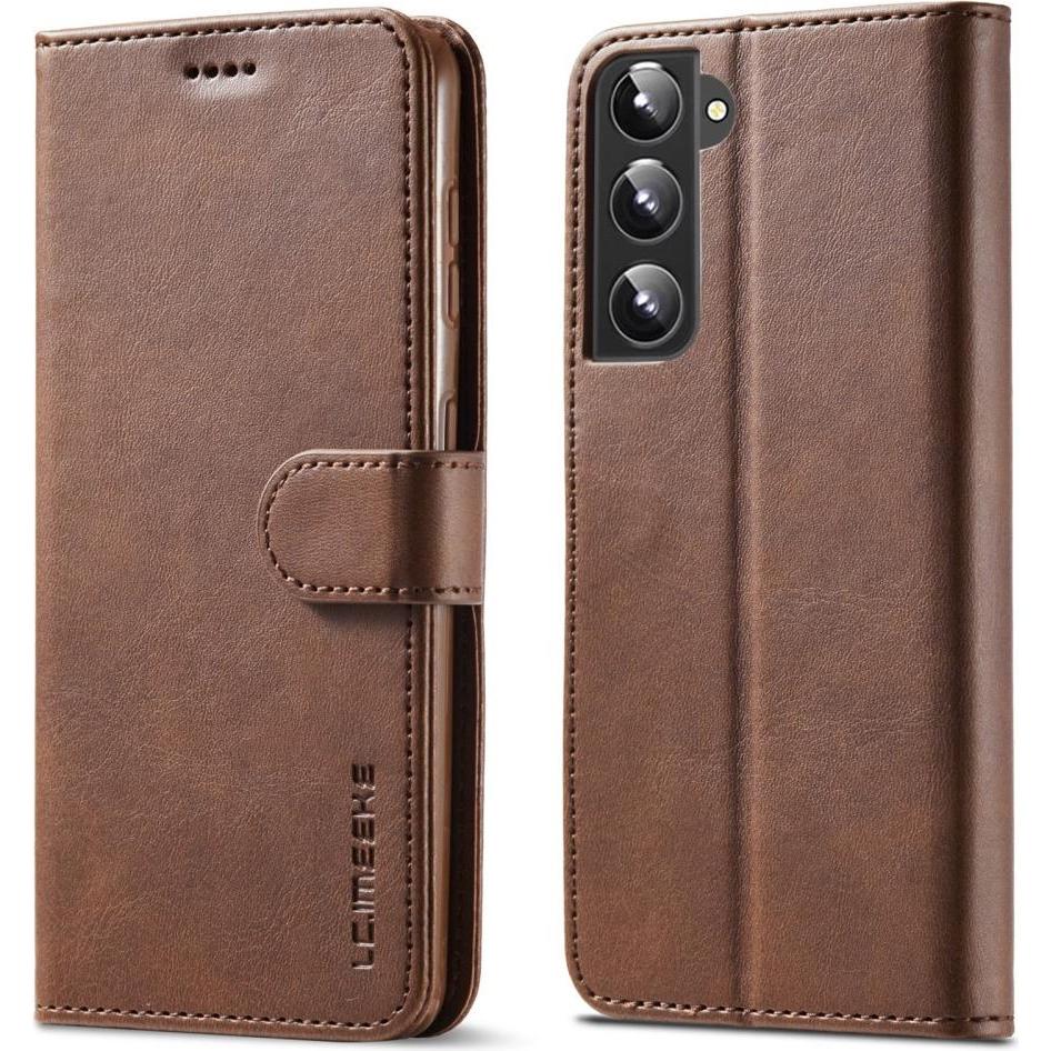 Bild von Cover-Discount Galaxy S22+ - Leder Etui Hülle braun (Samsung Galaxy S22+), Smartphone Hülle, Braun