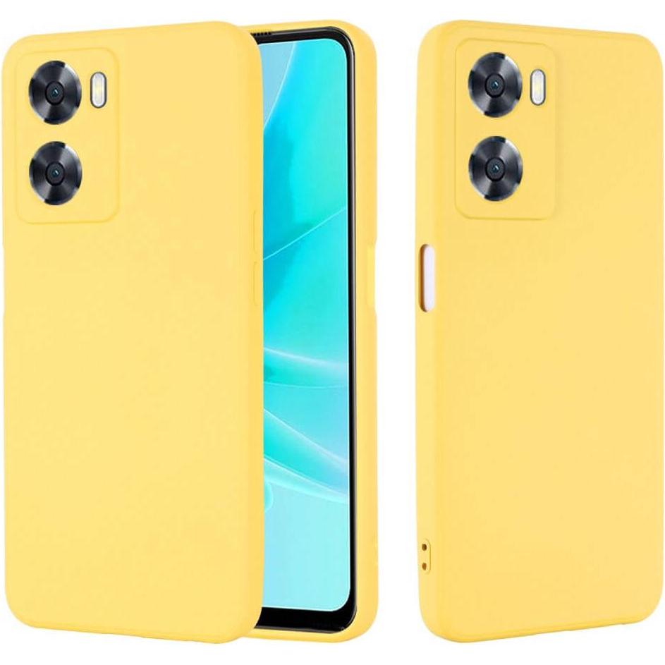 Bild von Cover-Discount OPPO A57s - TPU Gummi Hülle gelb (Oppo A57s), Smartphone Hülle, Gelb