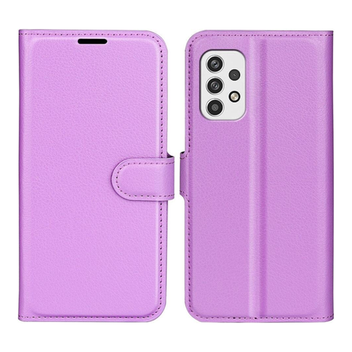 Bild von Cover-Discount Galaxy A23 - Leder Etui Hülle violett