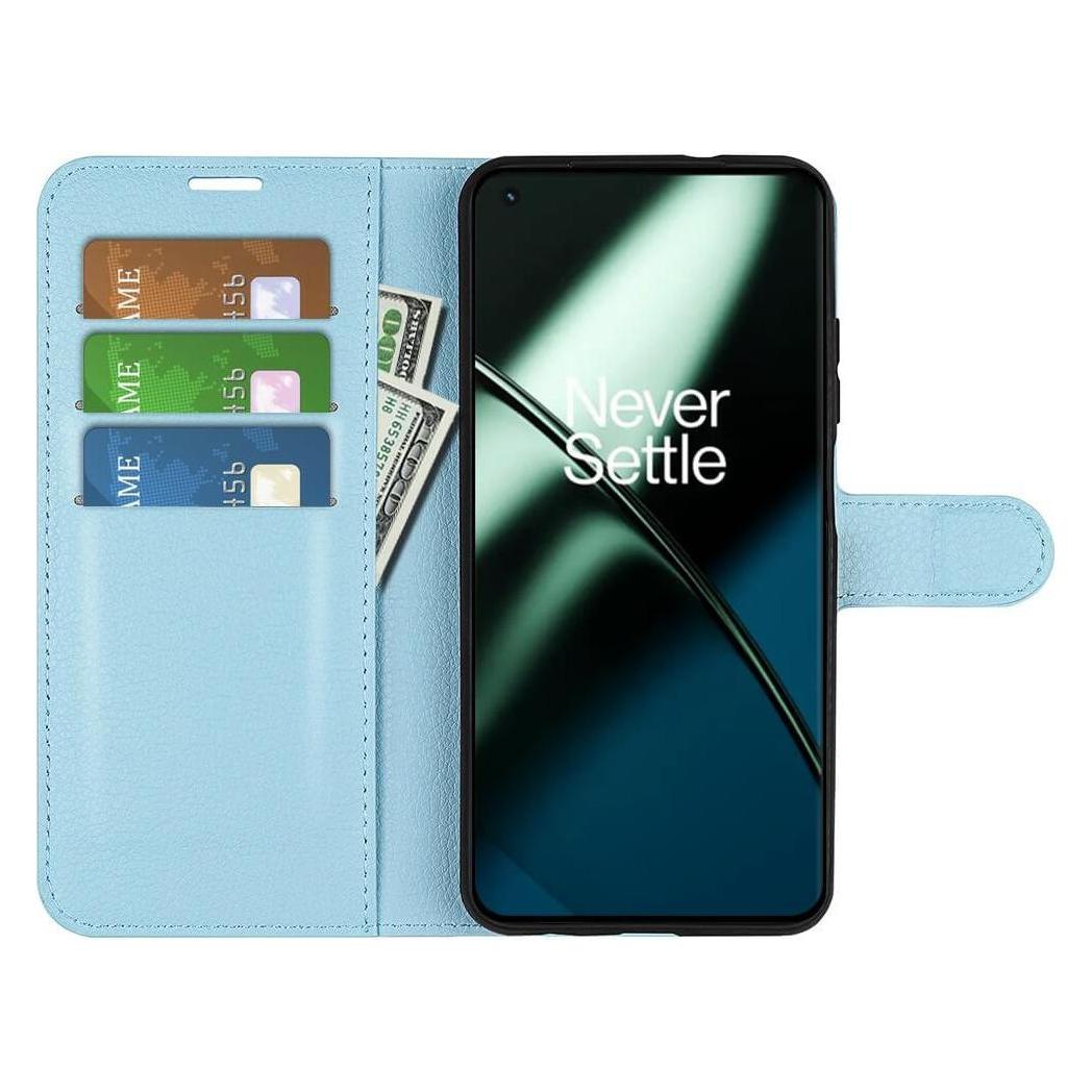 Bild von Cover-Discount OnePlus 11 - Leder Etui Hülle blau (OnePlus 11), Smartphone Hülle, Blau