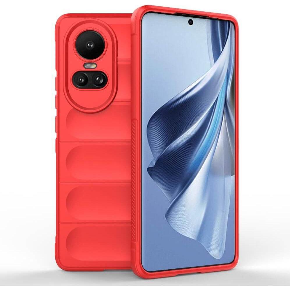 Bild von Cover-Discount OPPO Reno10 / 10 Pro - Rugged Protective Cover rot (OPPO Reno 10, Oppo Reno 10 Pro), Smartphone Hülle, Rot