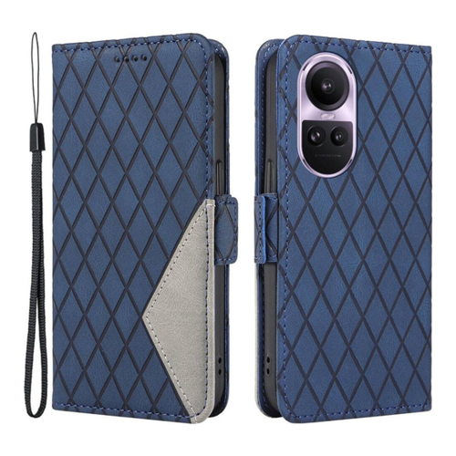 Bild von Cover-Discount OPPO Reno10 / 10 Pro - Etui Hülle Rhombus blau
