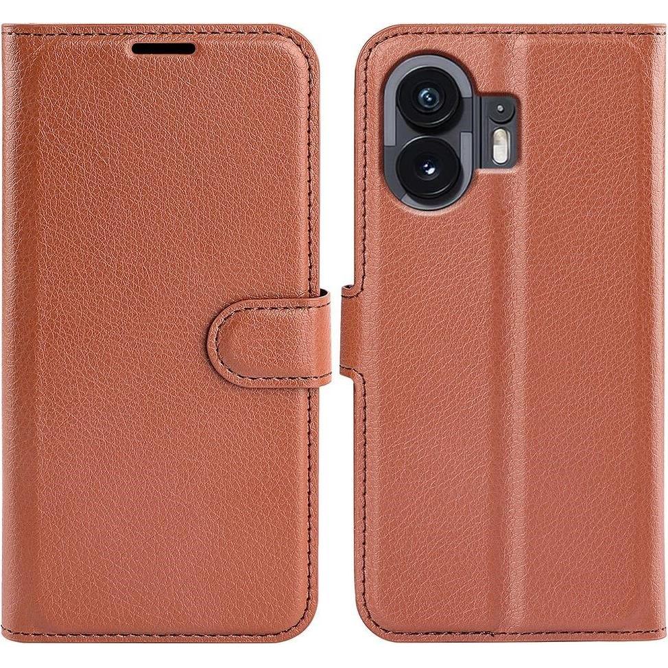 Bild von Cover-Discount Nothing Phone (2) - Leder Etui Hülle braun (Nothing Phone (2)), Smartphone Hülle, Braun