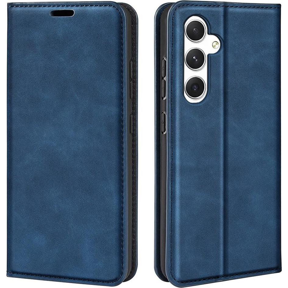 Bild von Cover-Discount Galaxy S24 - Stand Flip Case Hülle blau (Galaxy S24), Smartphone Hülle, Blau