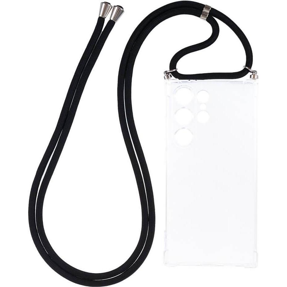 Bild von Cover-Discount Galaxy S24 Ultra - Hülle mit Umhängeband transparent (Galaxy S24 Ultra), Smartphone Hülle, Transparent
