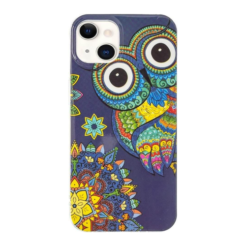 Bild von Cover-Discount iPhone 15 - Nachtleuchtende Silikon Hülle Eule