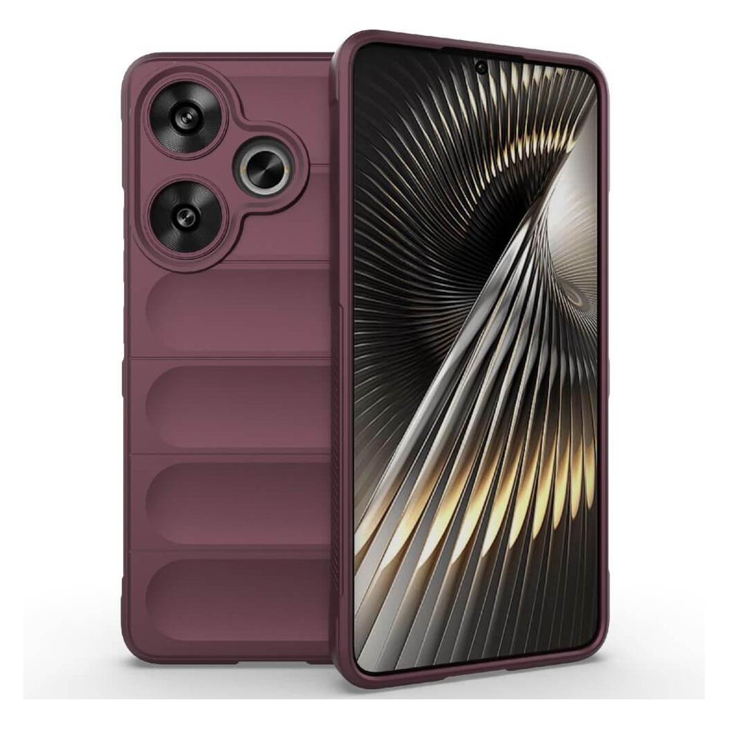 Bild von Cover-Discount Xiaomi Poco F6 - Rugged Protective Cover (Xiaomi Poco F6), Smartphone Hülle, Rot