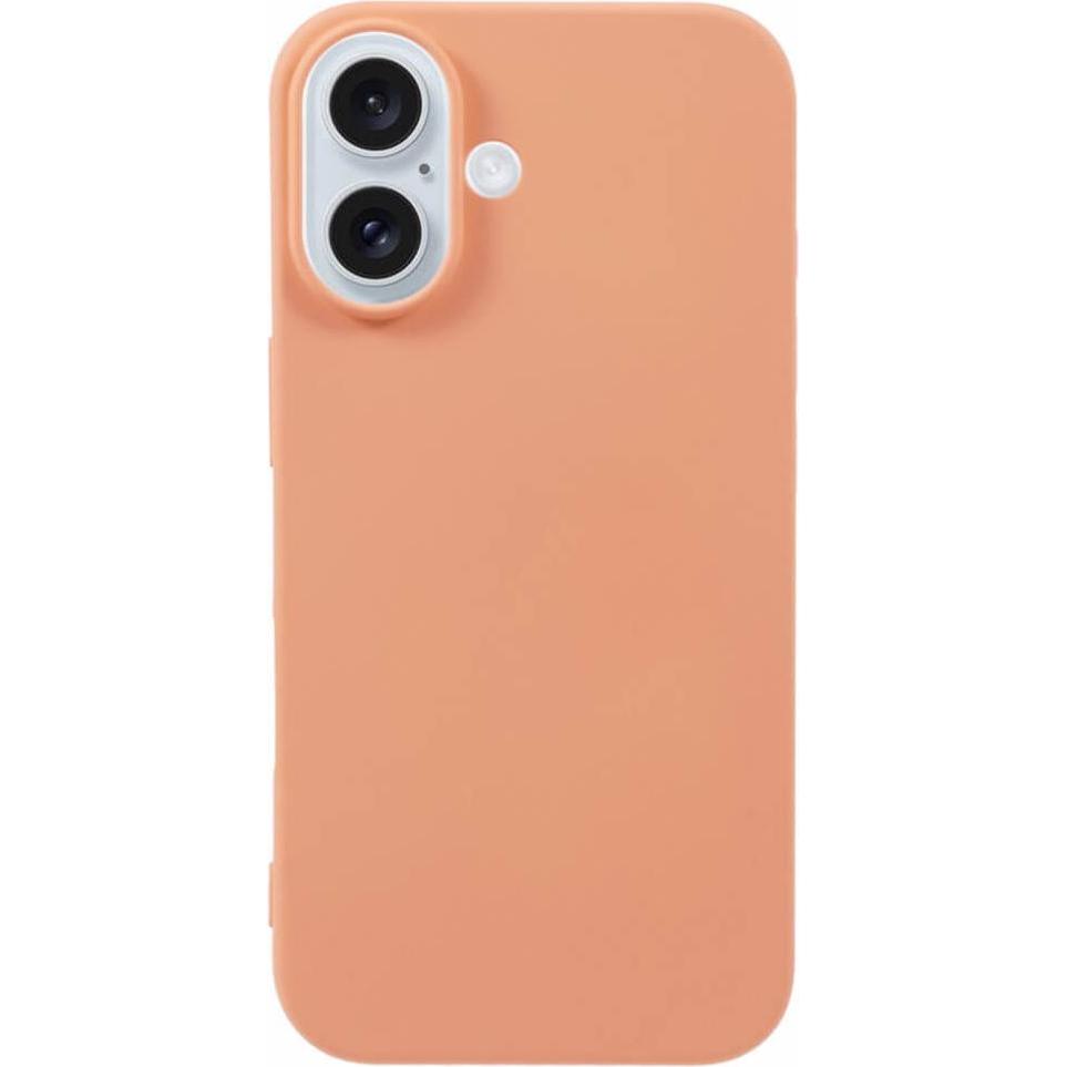Bild von Cover-Discount iPhone 16 - Silikon Gummi Hülle (Apple iPhone 16), Smartphone Hülle, Orange