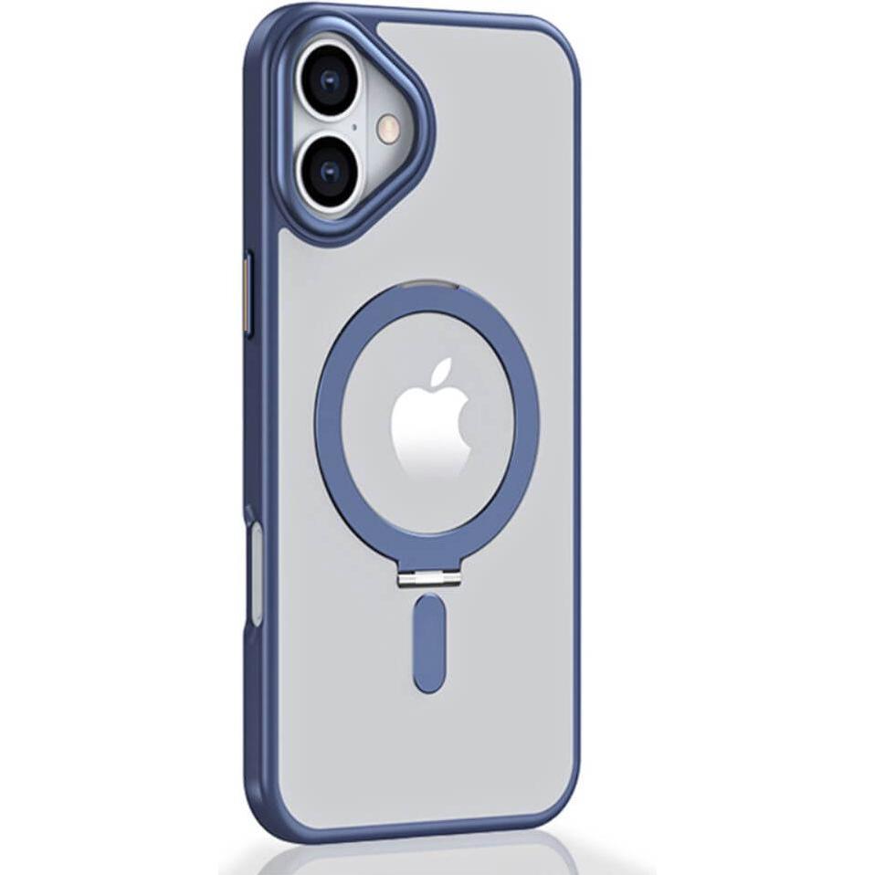 Bild von Cover-Discount iPhone 16 Plus - Schützende Acryl-Handyhülle mit Magnet (Apple iPhone 16 Plus), Smartphone Hülle, Blau