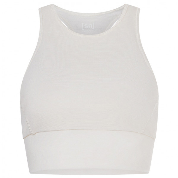 Bild von super.natural - Women's Liquid Flow Top - Sport-BH Gr XL grau/weiß