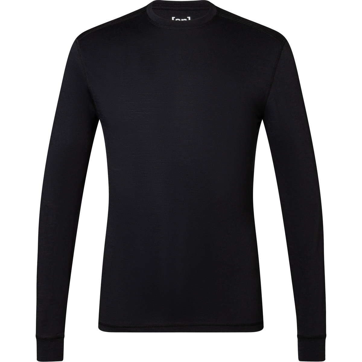 Bild von super.natural M TUNDRA175 LS Merino Longsleeve Herren Schwarz S - Herren Langarmshirt aus Merino-Polyester-Mix, Funktionsshirt ideal als Baselayer Unterziehshirt