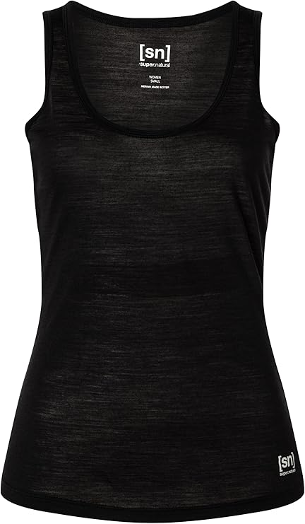 Bild von SUPER.NATURAL Tanktop Merino Tanktop W SIERRA140 TANK funktioneller Merino-Materialmix