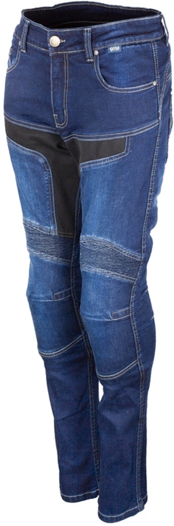 Bild von GMS Viper Damen Motorradjeans, blau, Größe 26