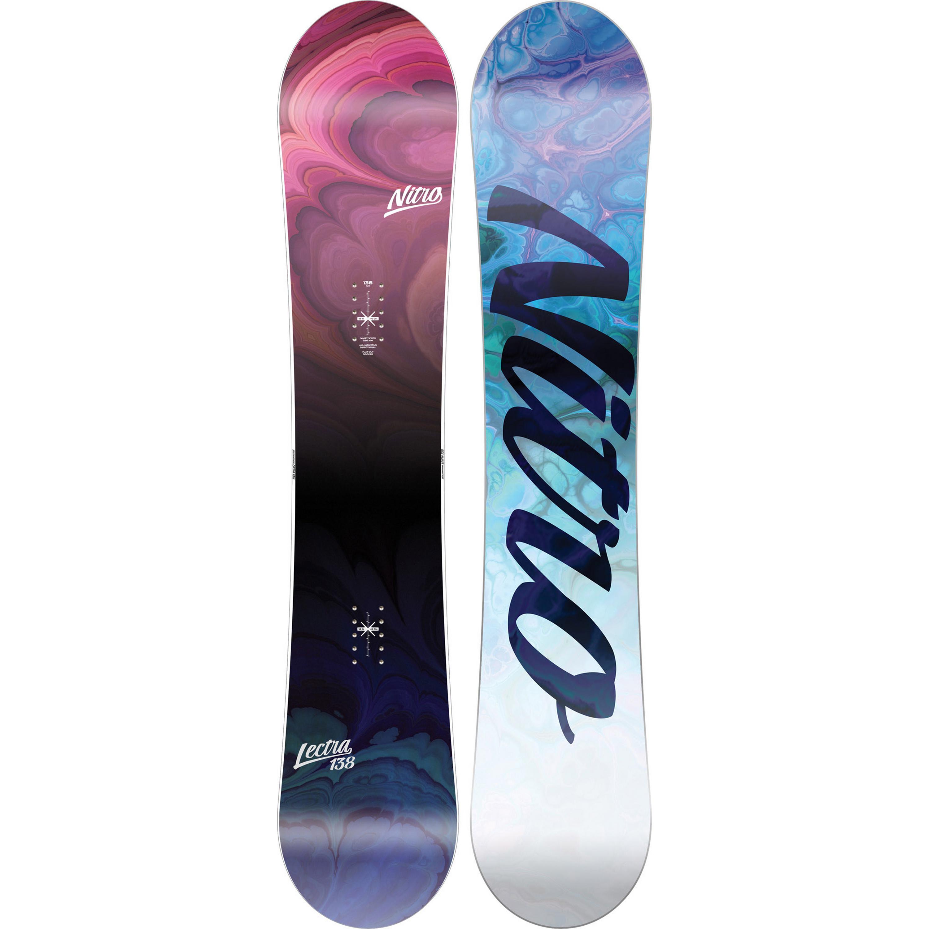 Bild von Nitro Snowboards Damen LECTRA BRD ´23, Allmountainboard, Directional, Flat-Out Rocker, All-Terrain