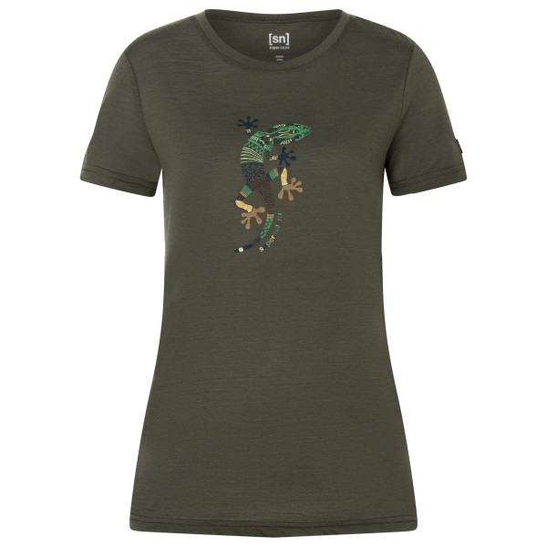 Bild von super.natural - Women's El Gecko - Merinoshirt Gr S braun