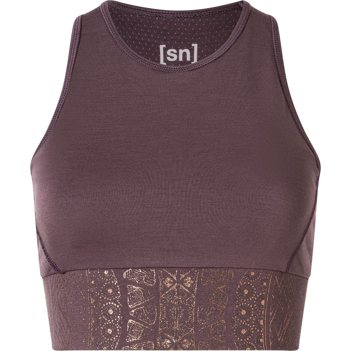 Bild von super.natural - Women's Arabesque LF Top - Sport-BH Gr M lila