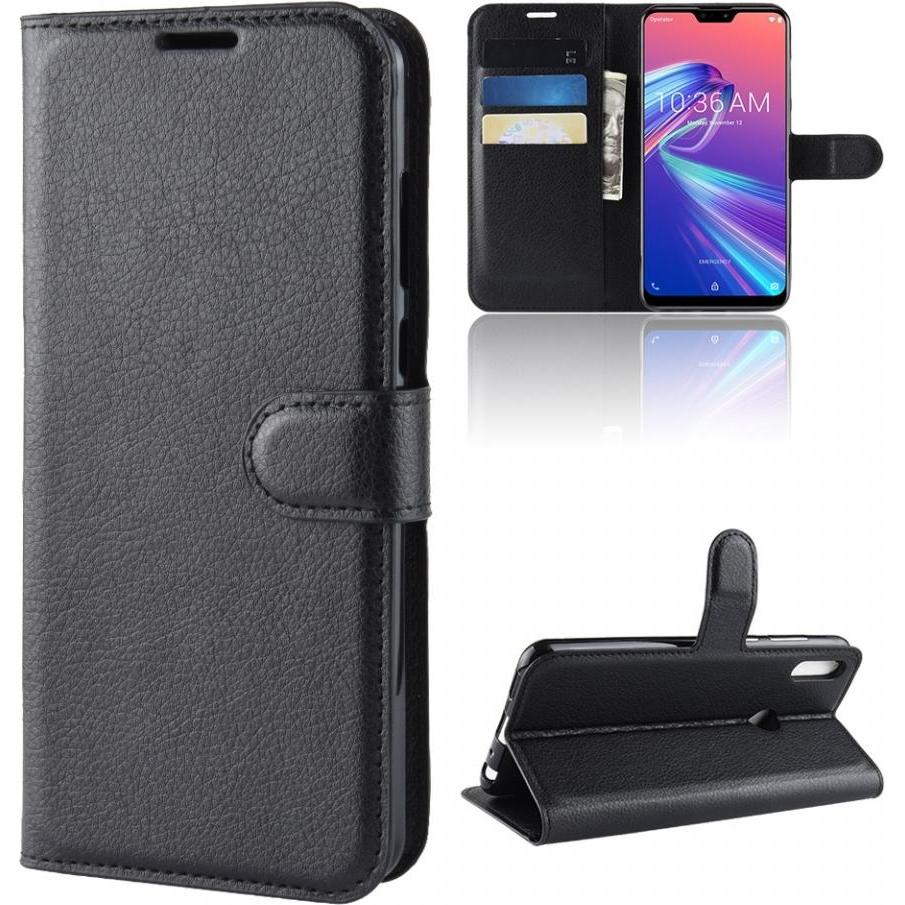 Bild von Screenguard Asus Zenfone Max Pro M2 Leather Guard Lederhülle (Asus Zenfone Max Pro (M2)), Smartphone Hülle, Schwarz