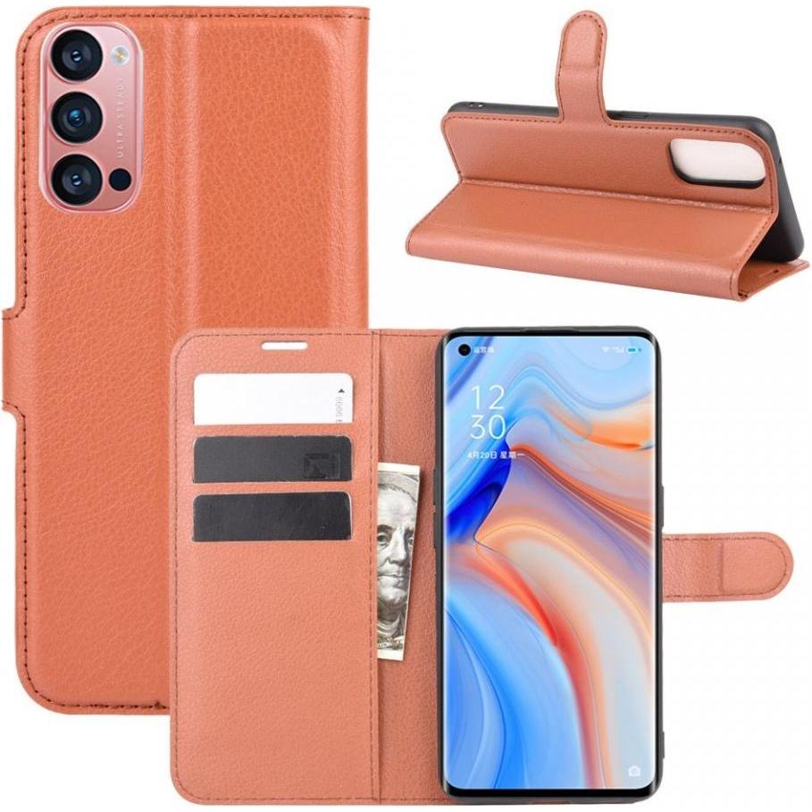 Bild von Screenguard Oppo Reno4 Pro 5G Leather Guard Lederhülle (Oppo Reno 4 Pro 5G), Smartphone Hülle, Braun
