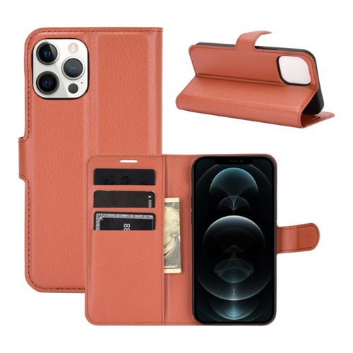 Bild von Screenguard Apple iPhone 12 Pro Leather Guard Lederhülle (iPhone 12 Pro), Smartphone Hülle, Braun