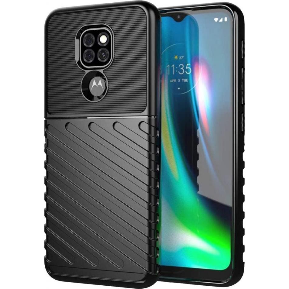 Bild von Screenguard Motorola Moto G9 Play SpaceCase Impact-Resistant Hülle (Motorola Moto G9 Play), Smartphone Hülle, Schwarz