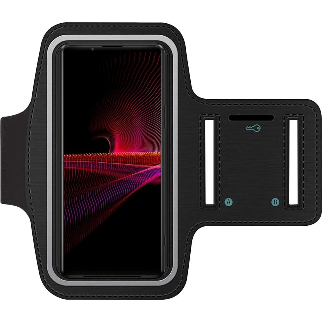 Bild von SmartFitness Sony Xperia 1 III Handy Sport Armband, Smartphone Sportarmband, Schwarz