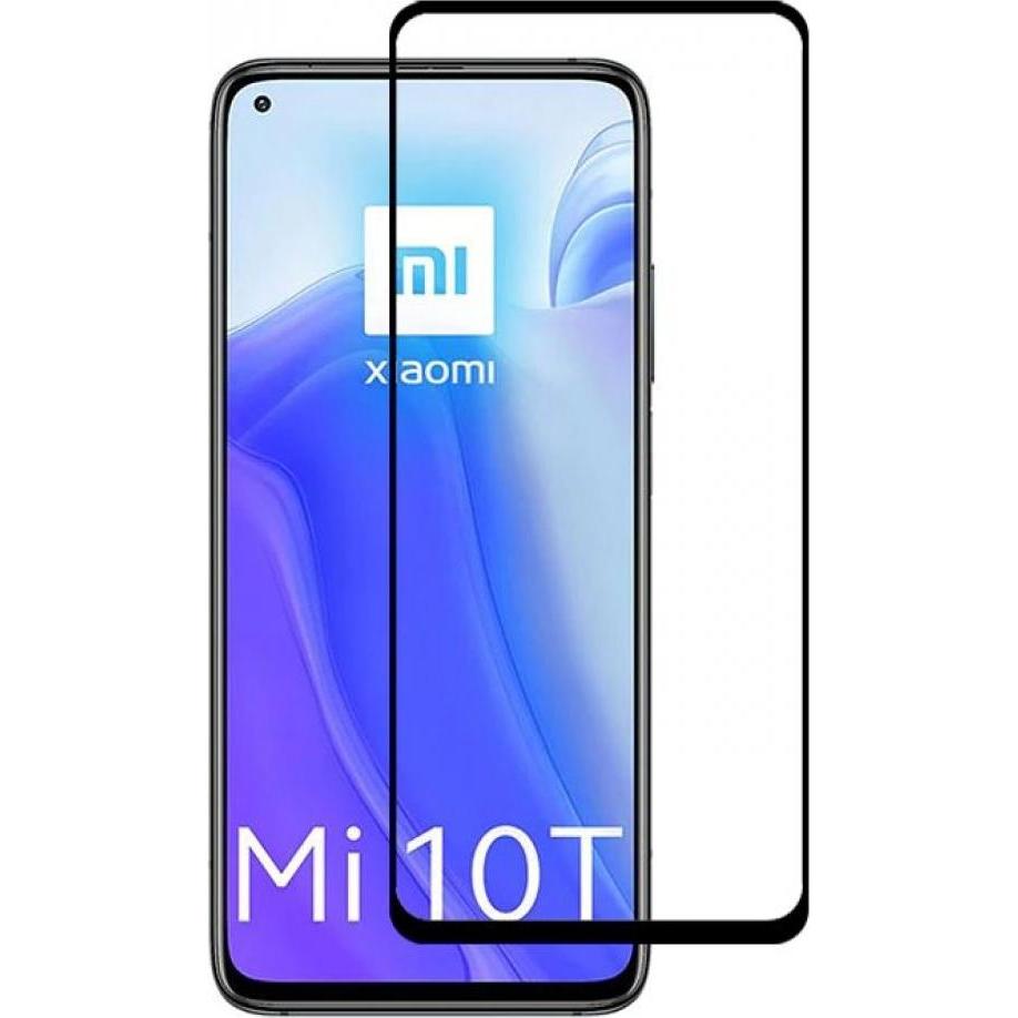 Bild von Screenguard Xiaomi Mi 10T Full Screen Panzerglas Schutzfolie 2.5D 9H (1 Stück, Xiaomi Mi 10T), Smartphone Schutzfolie, Schwarz
