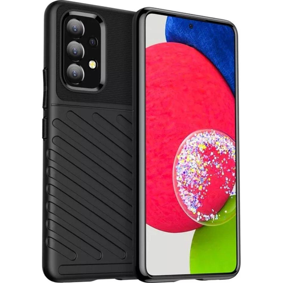 Bild von Screenguard Samsung Galaxy A13 4G SpaceCase Impact-Resistant Hülle (Samsung Galaxy A13), Smartphone Hülle, Schwarz