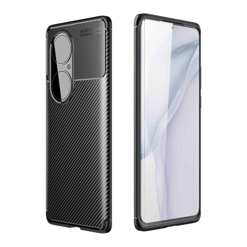 Bild von Screenguard Huawei P50 Pro Hülle Carbon Design TPU Case