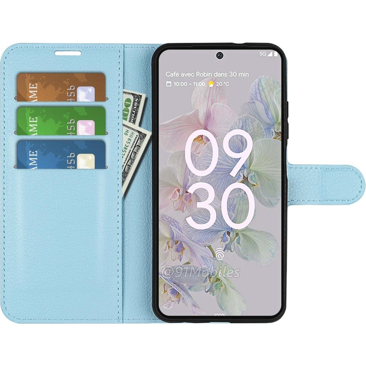 Bild von Screenguard Portemonnaie Karten Etui (Google Pixel 6a), Smartphone Hülle, Blau