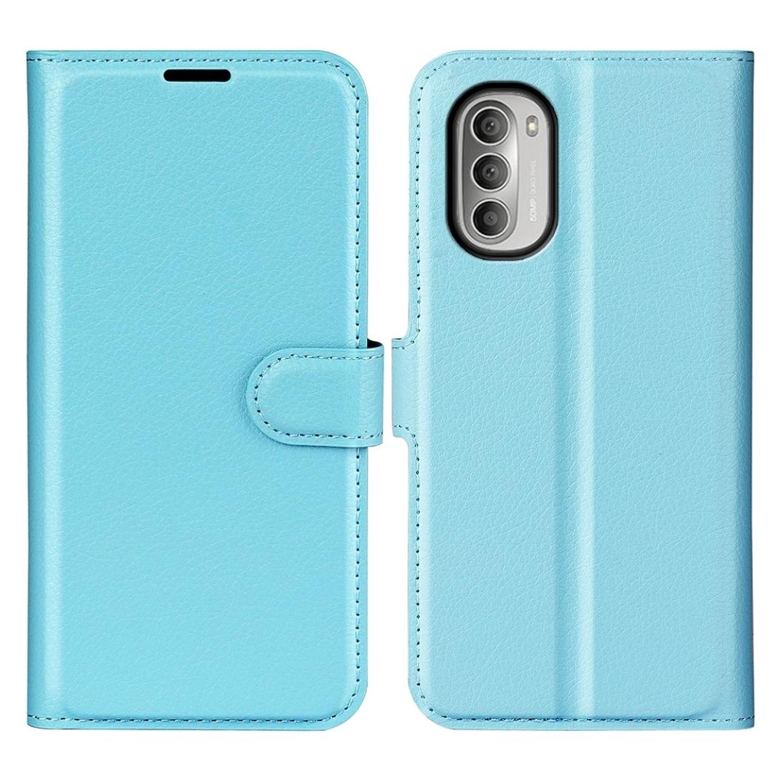 Bild von Screenguard Motorola Moto G51 5G Leather Guard Lederhülle (Motorola Moto G51 5G), Smartphone Hülle, Blau