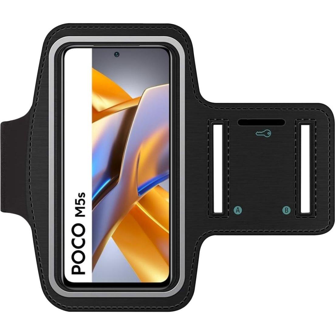 Bild von SmartFitness Xiaomi Poco M5s Handy Sport Armband, Smartphone Sportarmband, Schwarz