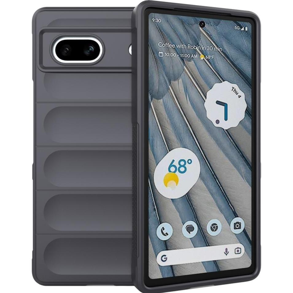 Bild von Screenguard CloudCase Google Pixel 7a TPU Hülle (Google Pixel 7a), Smartphone Hülle, Grau