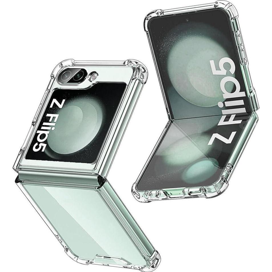 Bild von Screenguard Samsung Galaxy Z Flip5 SuperClear Hybrid Case (Galaxy Z Flip5), Smartphone Hülle, Transparent