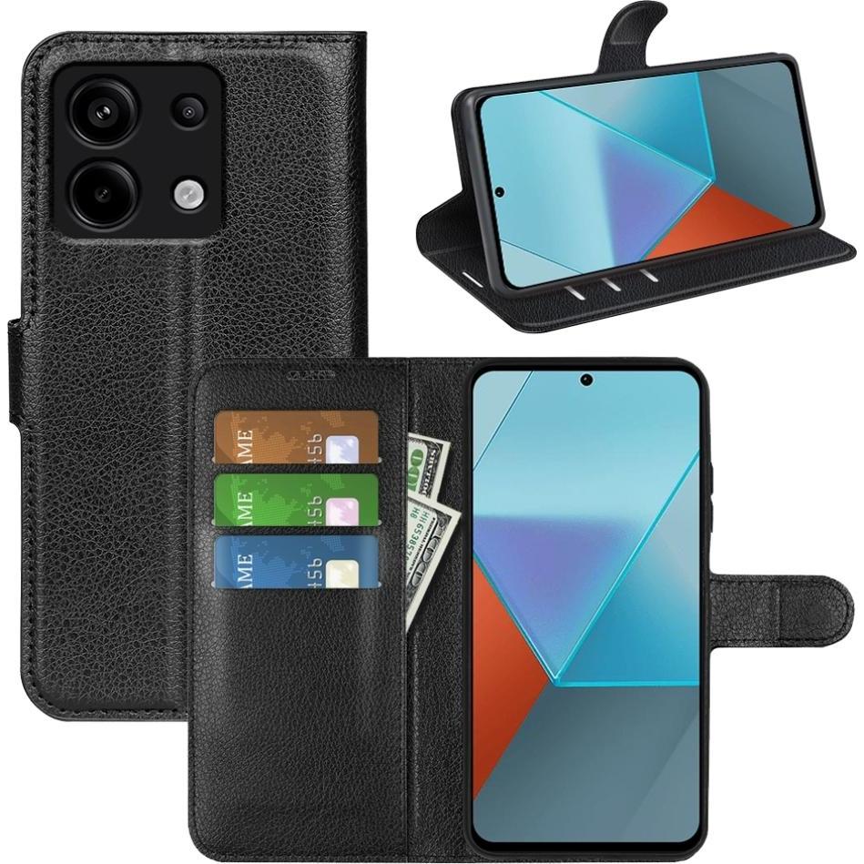 Bild von Screenguard Xiaomi Redmi Note 13 Pro 5G Leather Guard Lederhülle (Xiaomi Redmi Note 13 Pro), Smartphone Hülle, Schwarz
