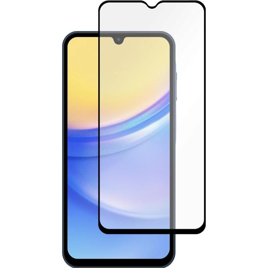 Bild von Screenguard Samsung Galaxy A15 5G Full Screen Panzerglas Schutzfolie 2.5D 9H (Samsung Galaxy A15 5G), Smartphone Schutzfolie, Schwarz