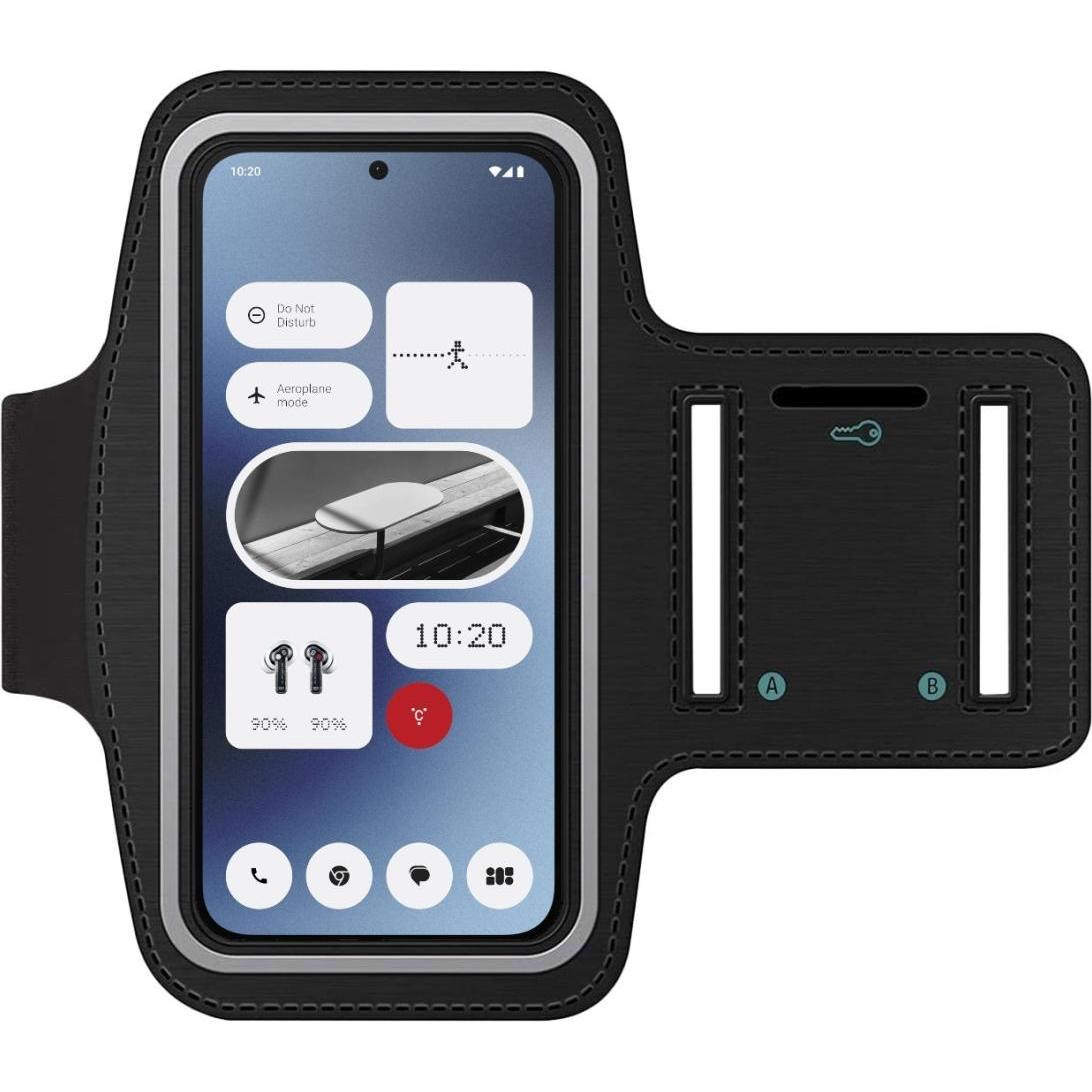 Bild von SmartFitness Nothing Phone (2a) Handy Sport Armband, Smartphone Sportarmband, Schwarz