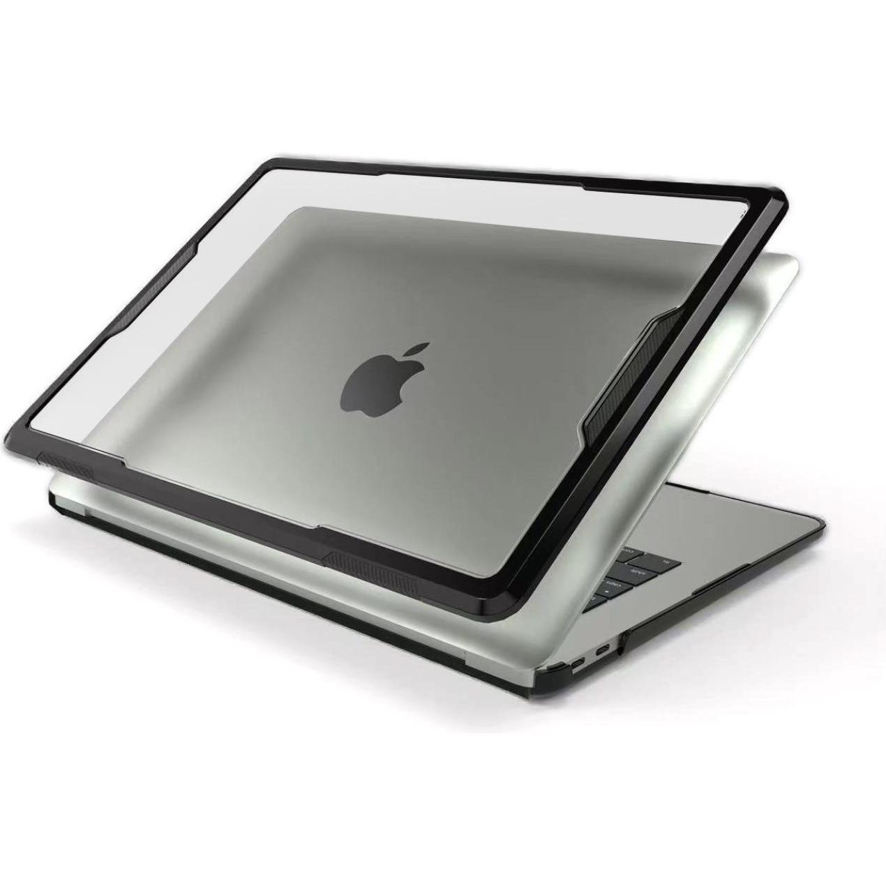 Bild von Screenguard Rugged Shield Anti-Shock Case Hülle für Apple MacBook Air 13" M1 (2020) A2337 (13", Apple), Notebooktasche, Transparent