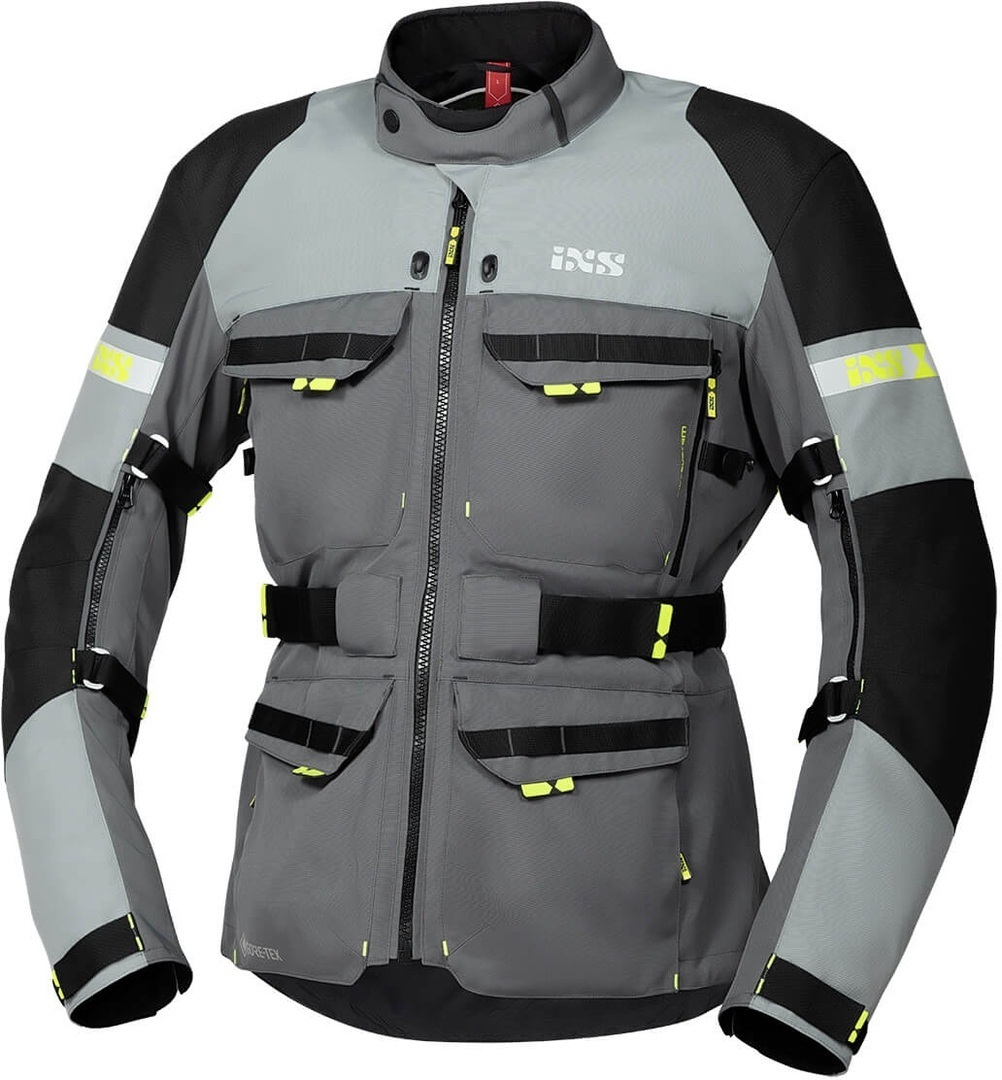 Bild von IXS Tour Adventure Gore-Tex Motorrad Textiljacke, schwarz-grau, Größe M für Männer