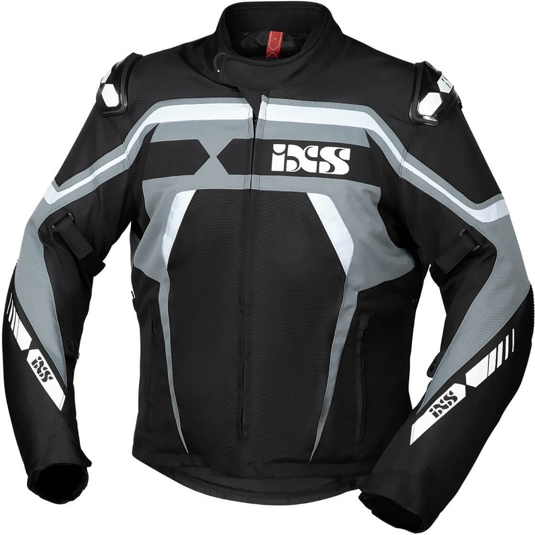 Bild von IXS Sport RS-700-ST Motorrad Textiljacke, schwarz-grau-weiss, Größe 3XL für Männer