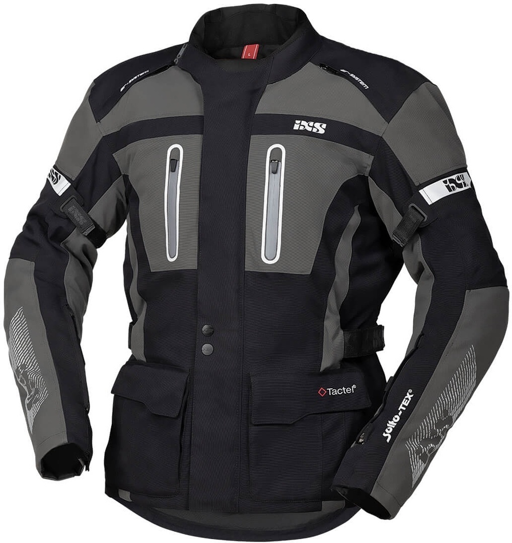 Bild von IXS Tour Pacora-ST Motorrad Textiljacke, schwarz-grau, Größe M für Männer