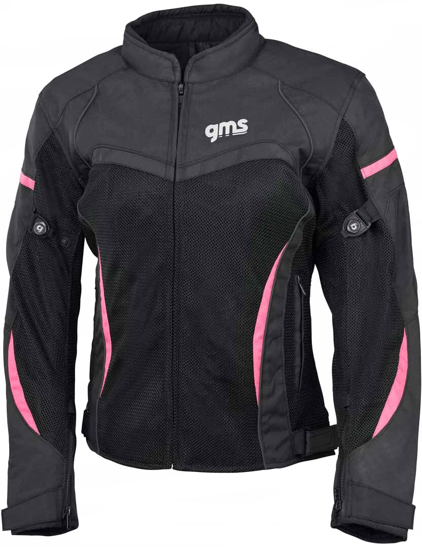Bild von GMS Tara Mesh Damen Motorrad Textiljacke, schwarz-pink, Größe XL