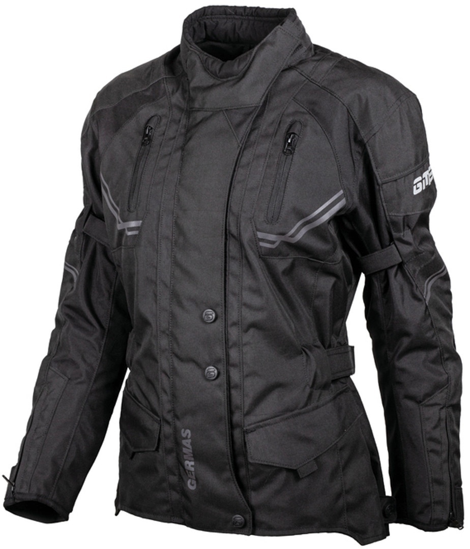 Bild von GMS Taylor Damen Motorrad Textiljacke, schwarz, Größe S