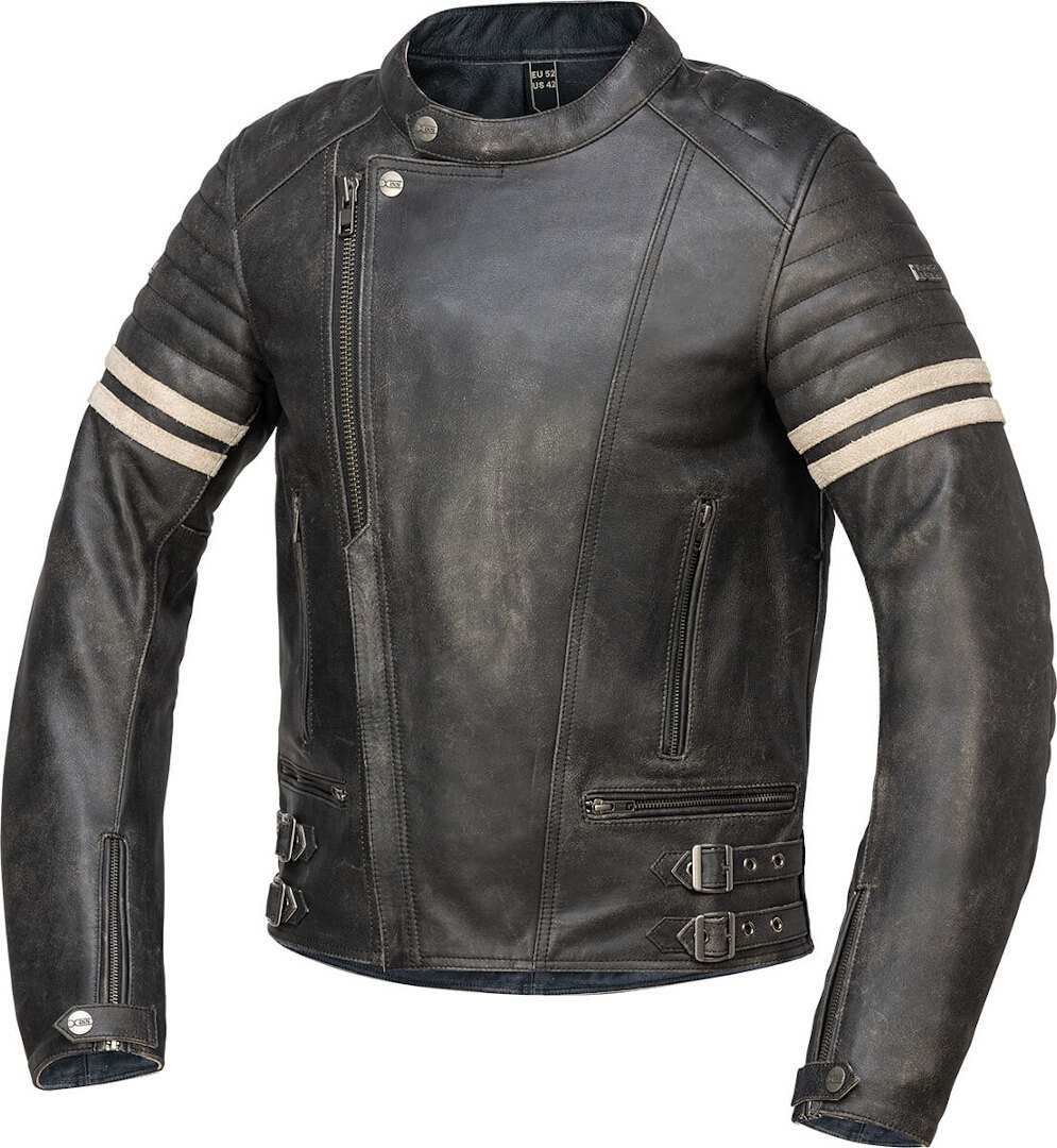 Bild von IXS Andy Motorrad Lederjacke, schwarz, Größe 62 für Männer