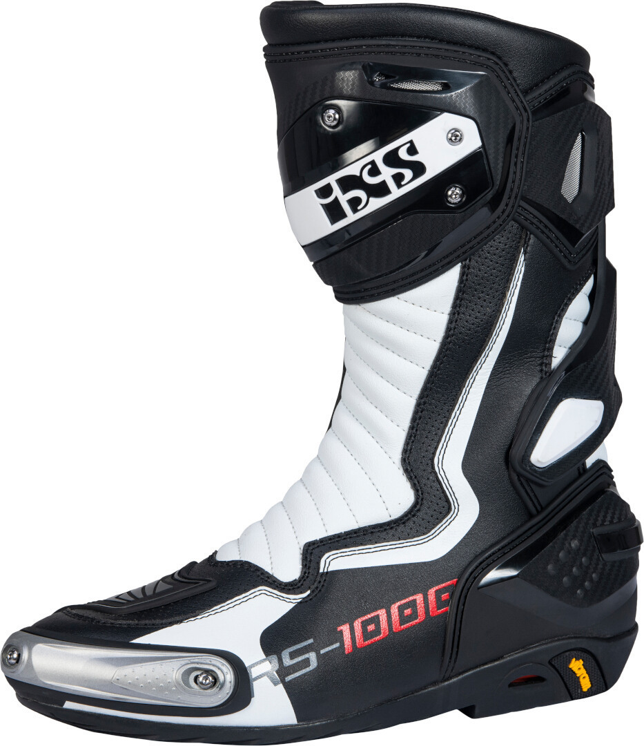 Bild von IXS RS-1000 Motorradstiefel, schwarz-weiss, Größe 43 für Männer